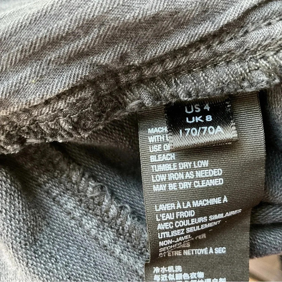 Free People Fine Line Straight Leg Crop Jeans Size 4‎ - Picture 5 of 7